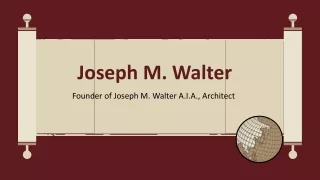 Joseph M. Walter - Remarkably Capable Expert - Largo, Florida