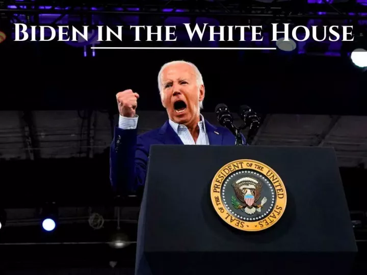 biden in the white house