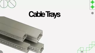Top Quality Cable Trays in UAE for All Applications - TradersFind