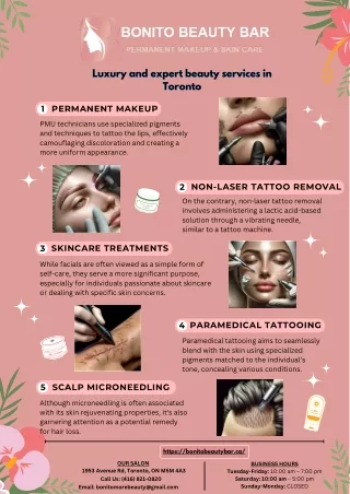 luxury and expert beauty services in luxury