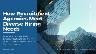 How Recruitment Agencies Meet Diverse Hiring Needs