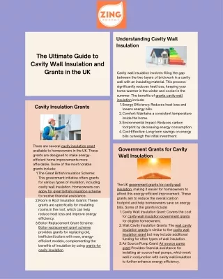 The Ultimate Guide to Cavity Wall Insulation and Grants in the UK