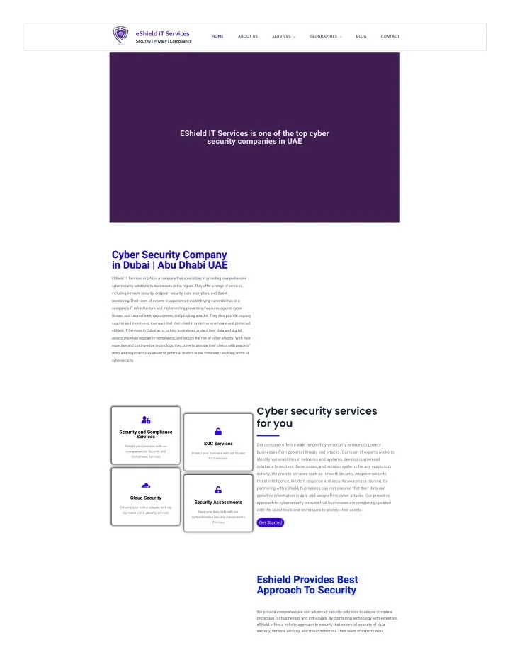 PPT - Protect Your Business with eShield's Comprehensive Cybersecurity ...