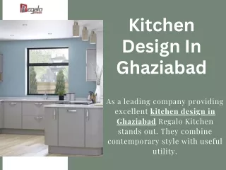 Kitchen Design In Ghaziabad