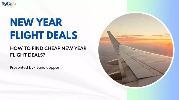 new year flight deals