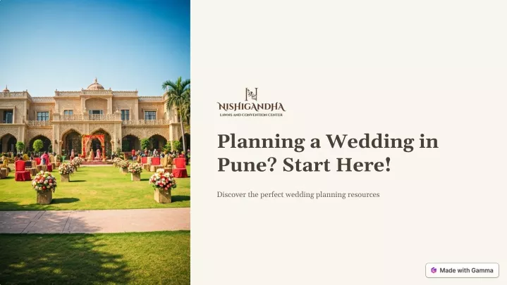 planning a wedding in pune start here