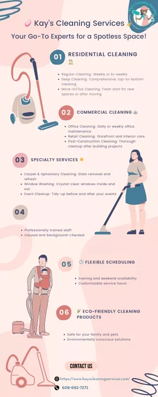 Professional Cleaning Services in Madison | Kay's Cleaning Services