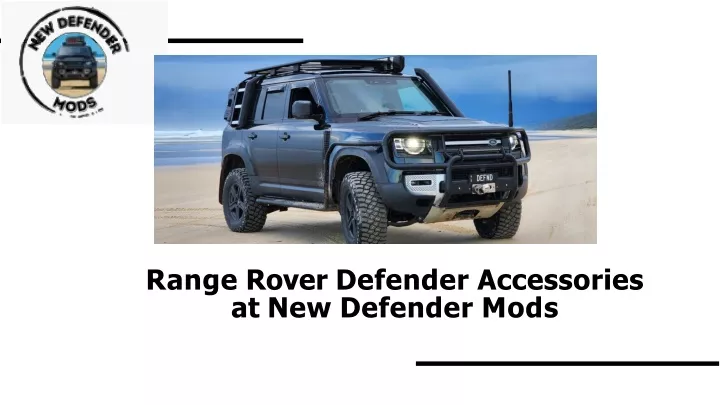 range rover defender accessories at new defender