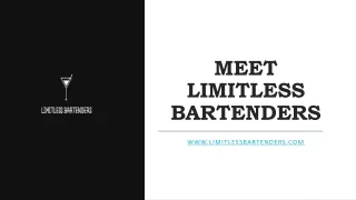meet limitless bartenders