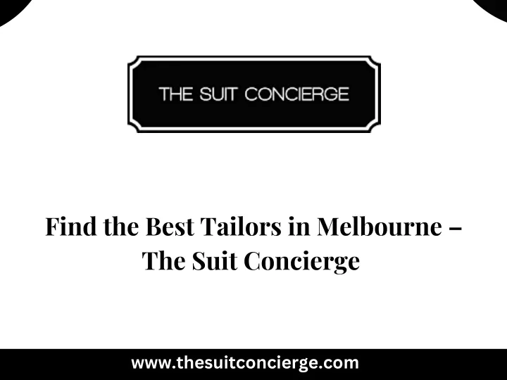 find the best tailors in melbourne the suit