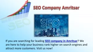SEO Company Amritsar