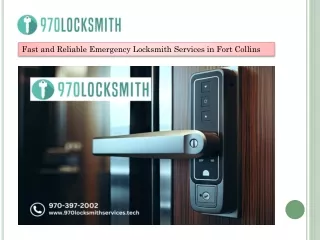 Fast and Reliable Emergency Locksmith Services in Fort Collins