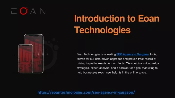 introduction to eoan technologies