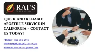Your One-Stop Solution for California Apostille Needs - Book Now!
