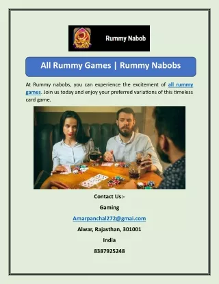 all rummy games rummy nabobs