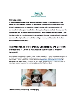 Pregnancy sonography in Govandi (1)