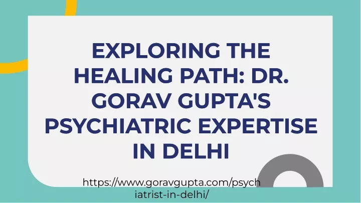 exploring the healing path dr gorav gupta