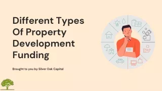 Different Types Of Property Funding