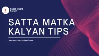 satta matka kalyan