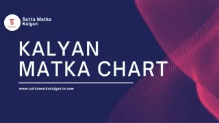 satta matka kalyan
