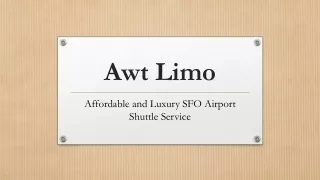 Affordable and Luxury SFO Airport Shuttle Service