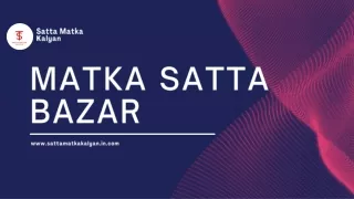 satta matka kalyan