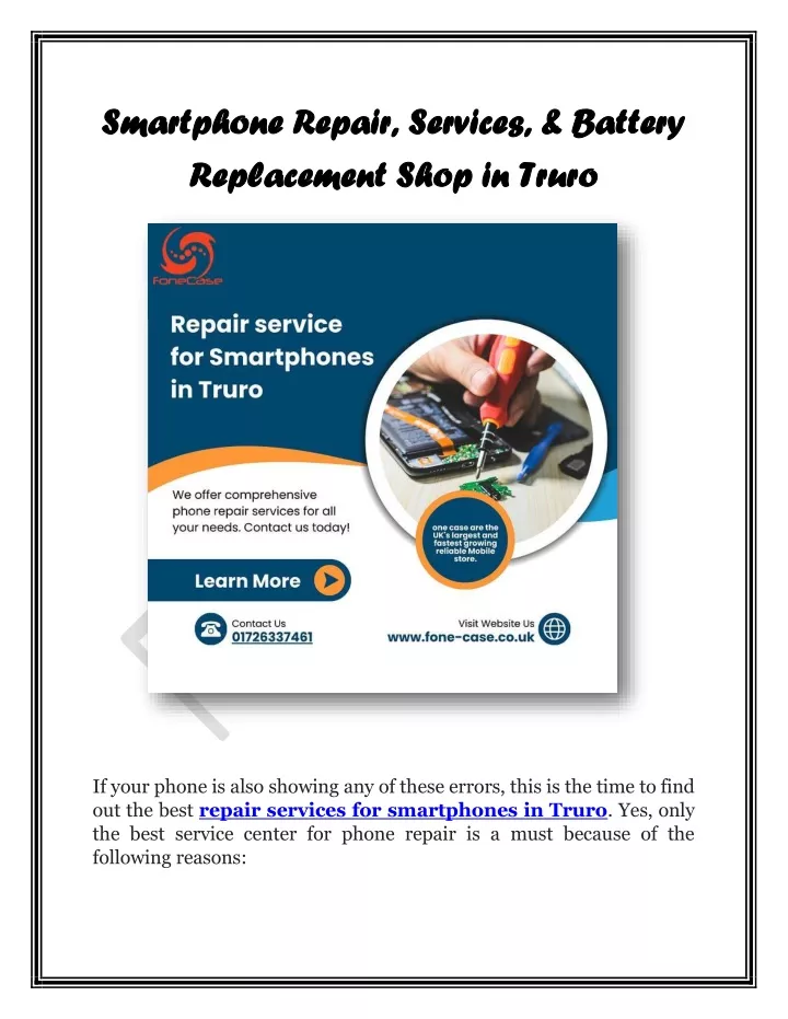 smartphone repair services battery smartphone