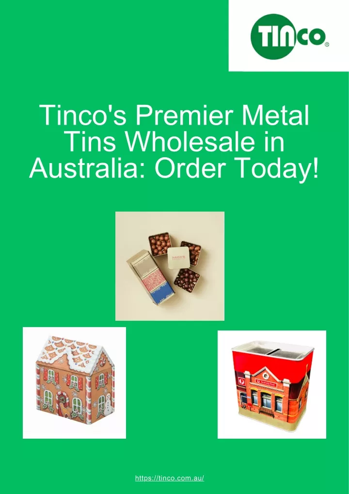 tinco s premier metal tins wholesale in australia