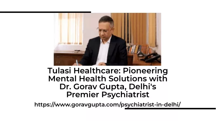 tulasi healthcare pioneering mental health