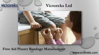 First Aid Plaster Bandage Manufacturer & Supplier PDF