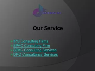 IPO Advisory Services - IPO Readiness Consulting Firms