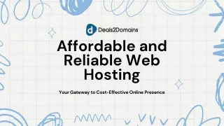 affordable and reliable web hosting