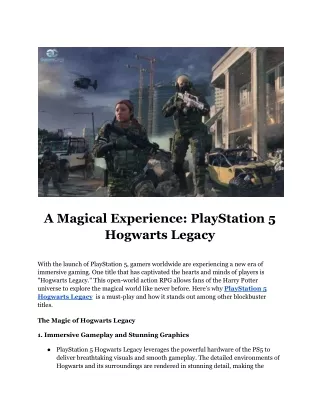 A Magical Experience_ Hogwarts Legacy on PlayStation 5