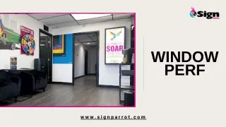 Boost Brand Visibility with Custom Window Perf Vinyl