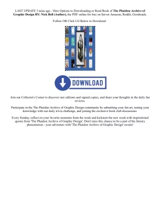 [download pdf] The Phaidon Archive of Graphic Design By  Nick Bell (Author),  Fu