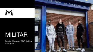 Achieve Your Dreams in Style with Militar’s MMA Clothing