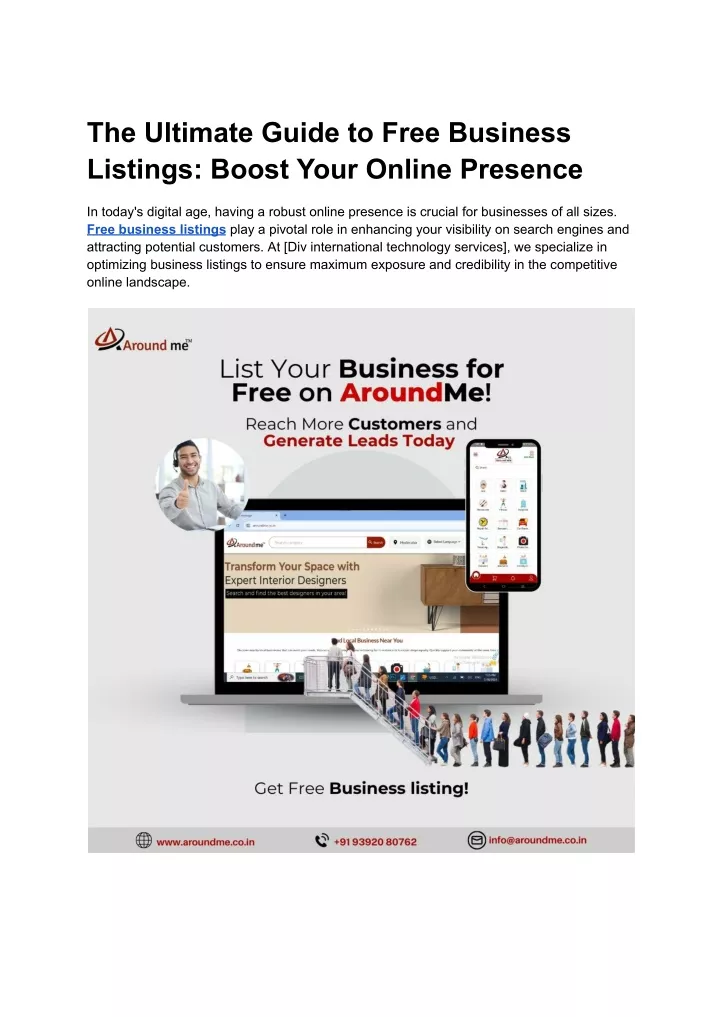 the ultimate guide to free business listings