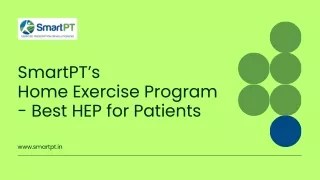 Home Exercise Programme -Best HEP for Patients