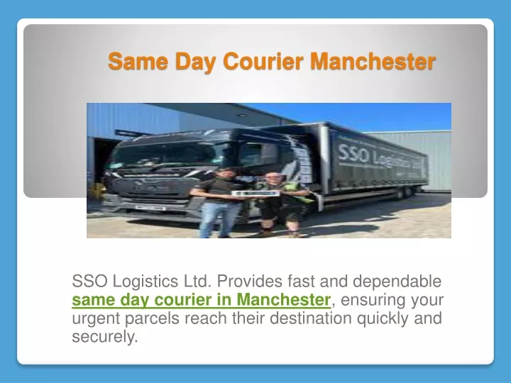 same day courier manchester