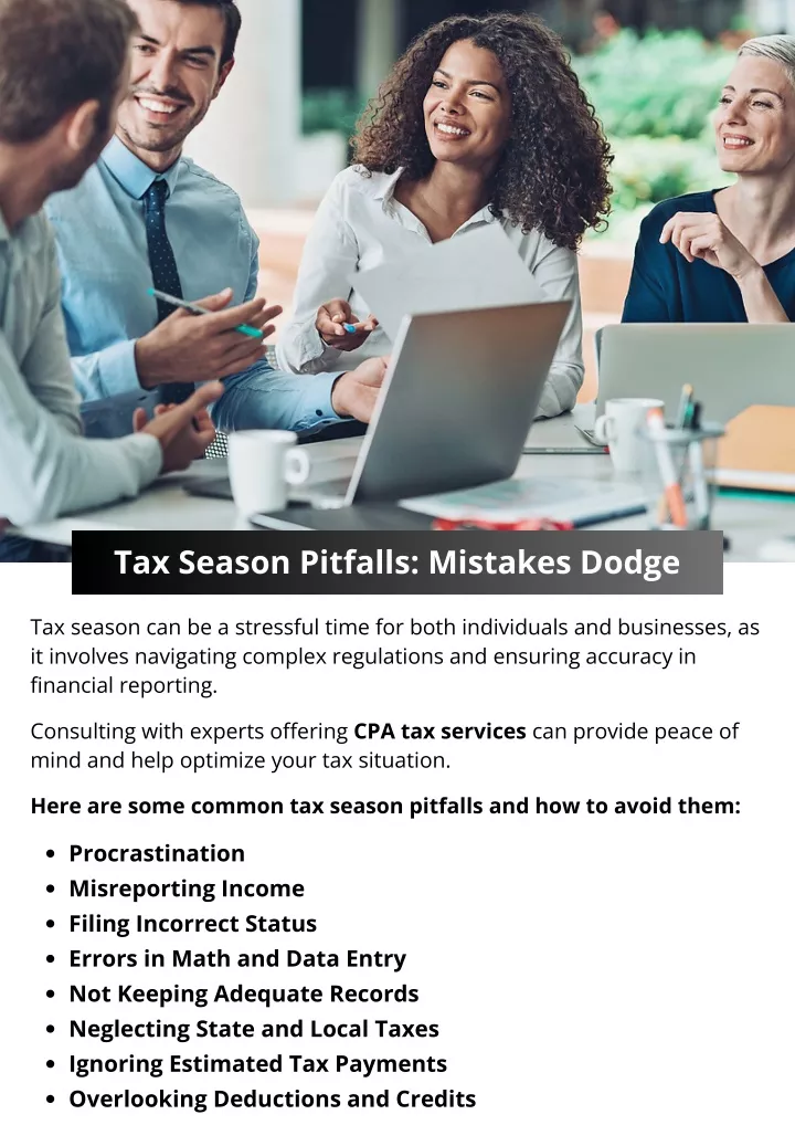 tax season pitfalls mistakes dodge