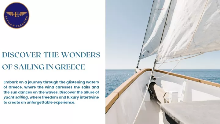 PPT - Discover the Wonders of Sailing in Greece PowerPoint Presentation ...