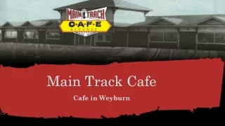 Savor the Best Hamburger Steak at Main Track Cafe