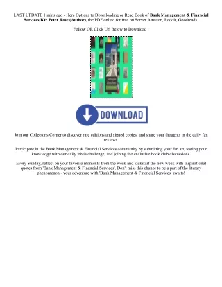 DOWNLOAD [EPub] Bank Management & Financial Services By  Peter Rose (Author),  F
