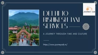 delhi to rishikesh taxi services
