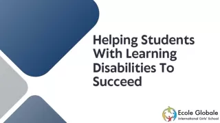 helping students with learning disabilities