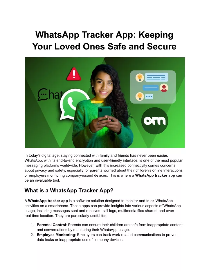 whatsapp tracker app keeping your loved ones safe