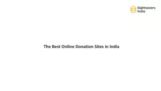 The Best Online Donation Sites in India