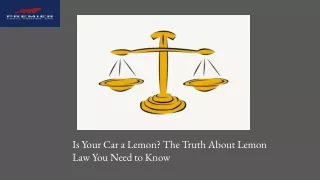 Is Your Car a Lemon_ The Truth About Lemon Law You Need to Know