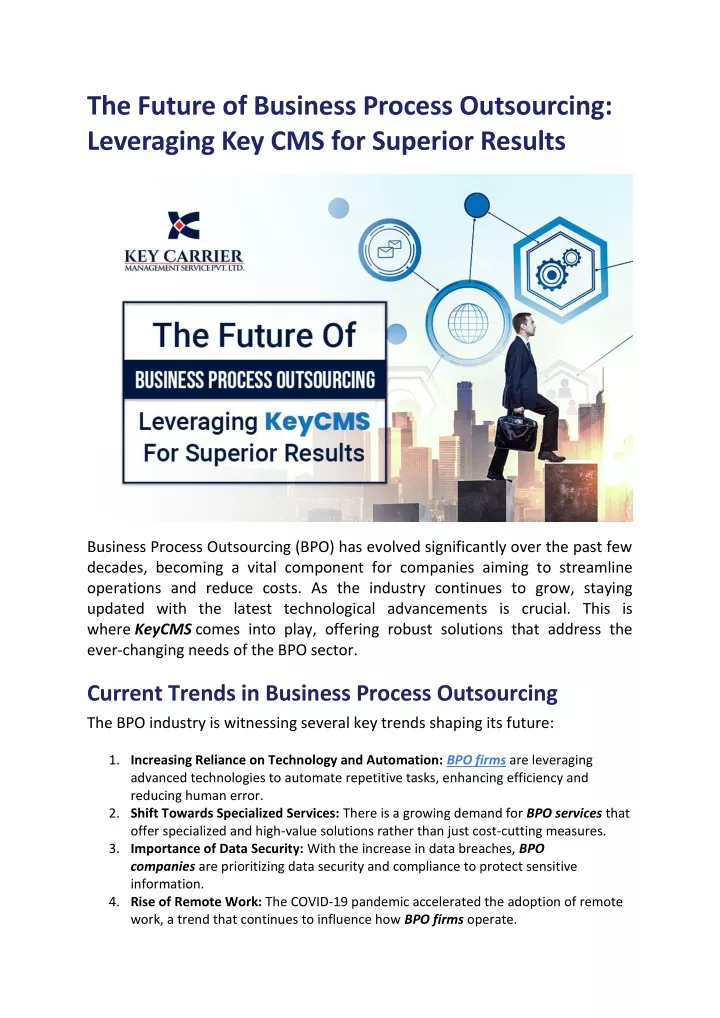 the future of business process outsourcing