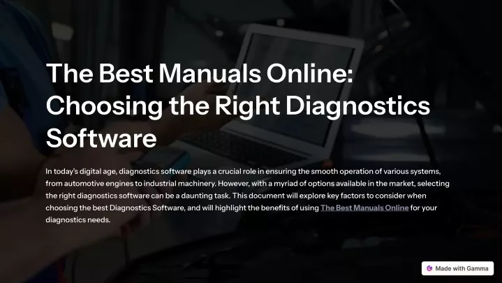 the best manuals online choosing the right